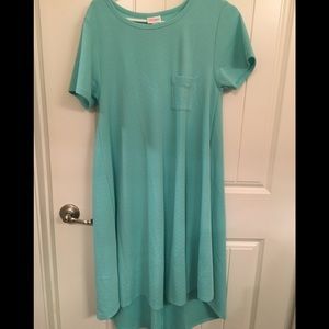 LuLaRoe Carly Tiffany blue